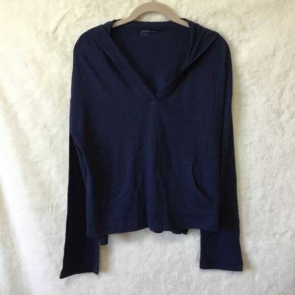 GAP Navy Blue Knit Hoodie - Picture 1 of 7